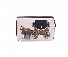 Peňaženka Horse Carriage - čierna