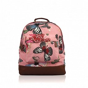 Batoh D.Fashion Butterfly - ružový